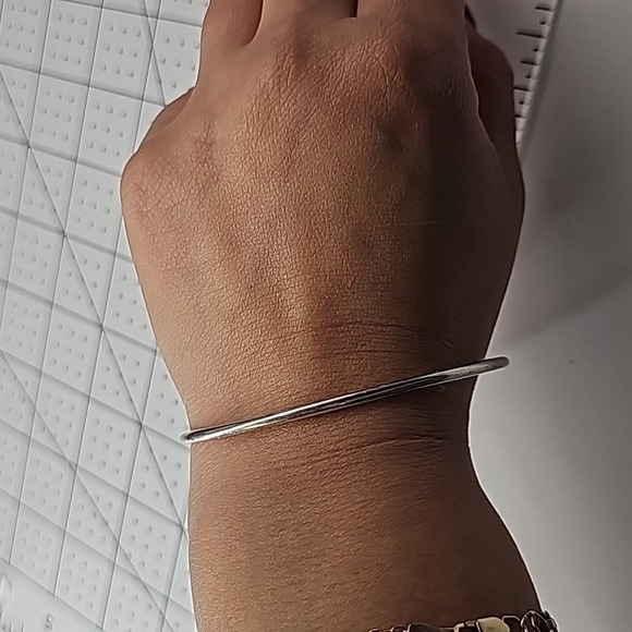 SIMPLE 925 Sterling Silver bracelet - Picture 5 of 6